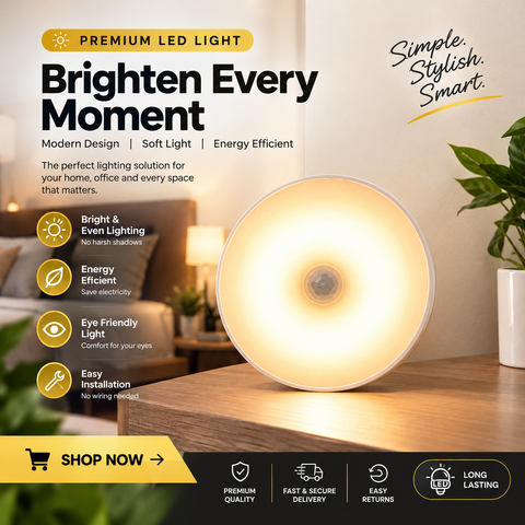 Premium LED Light – Bright, Energy-Efficient & Modern Lighting